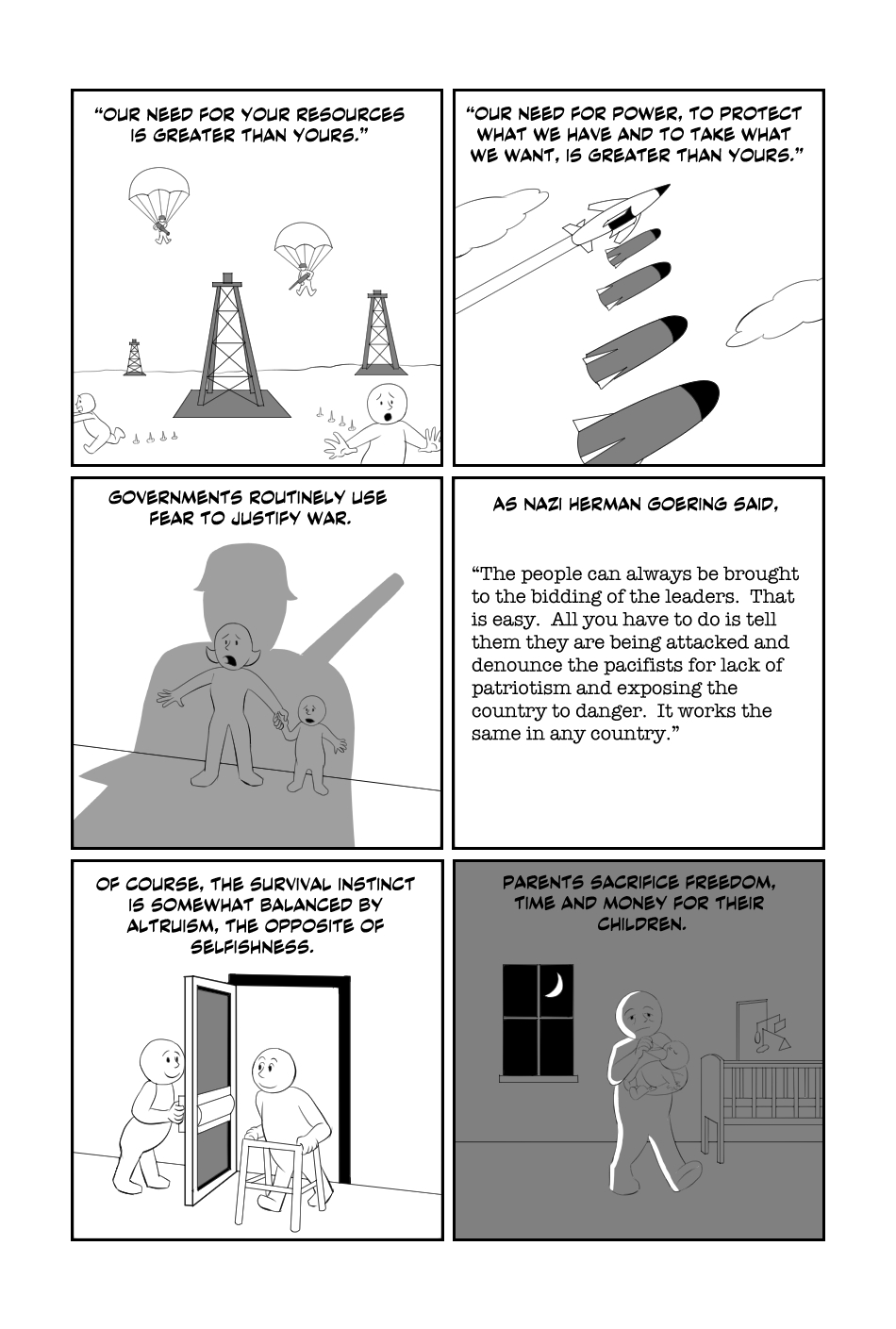 The Paradox of the Survival Instinct page 7